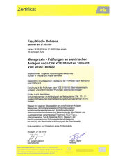 Messepraxis - Prüfungen an elektrischen Anlagen nach DIN VDE 0105/Teil 100 und VDE 0100/Teil 600