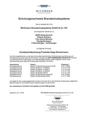 Schulungsnachweis